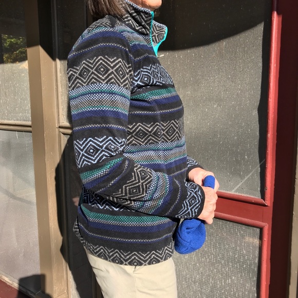 Eddie Bauer 1/4 zip Quest fleece pullover Sz S - Picture 3 of 4